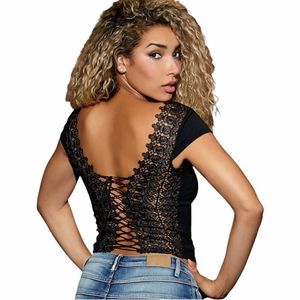 NWT High Demand Corset Style Jersey Top 42063 SM